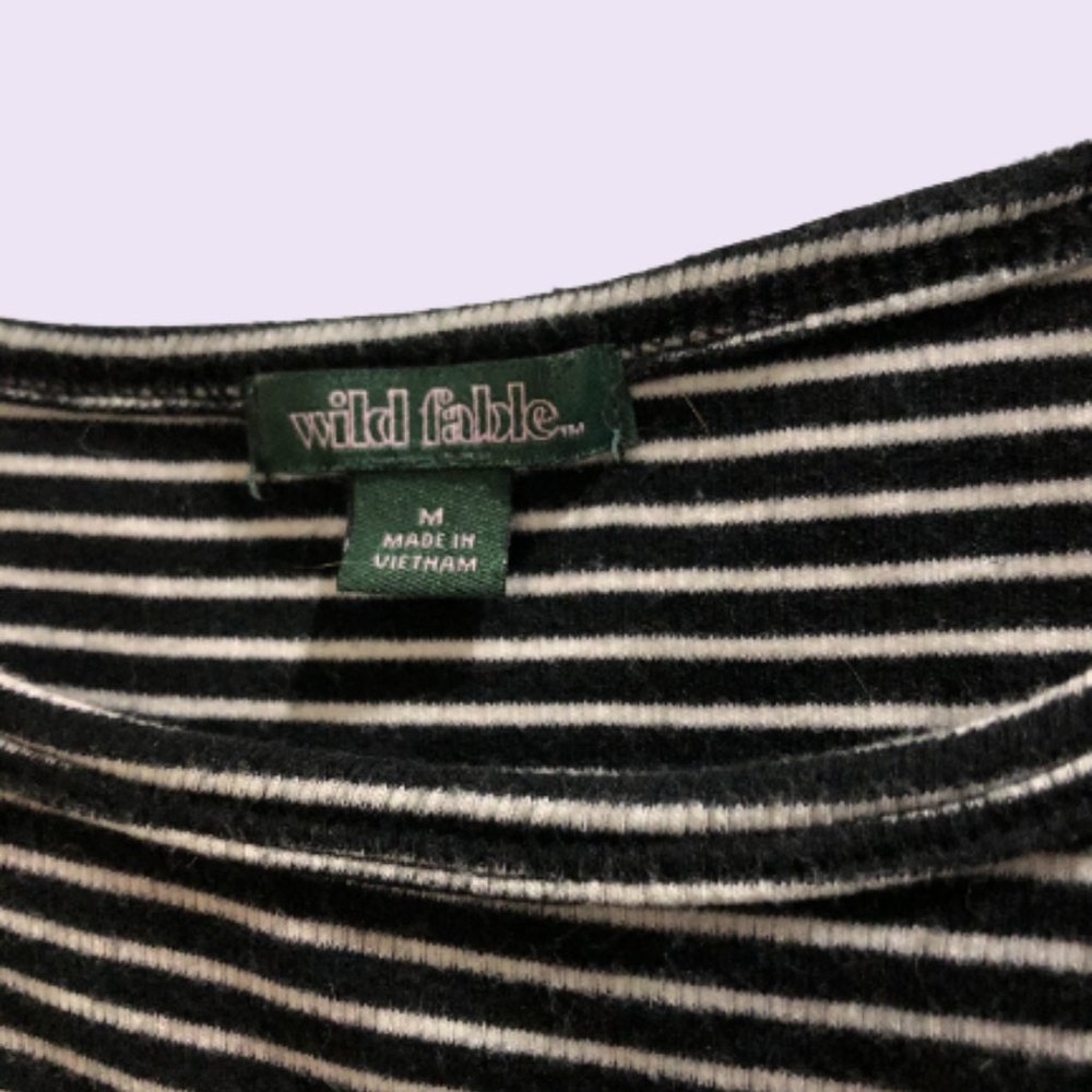 Wild Fable Striped Crop Top - Picture 2 of 2